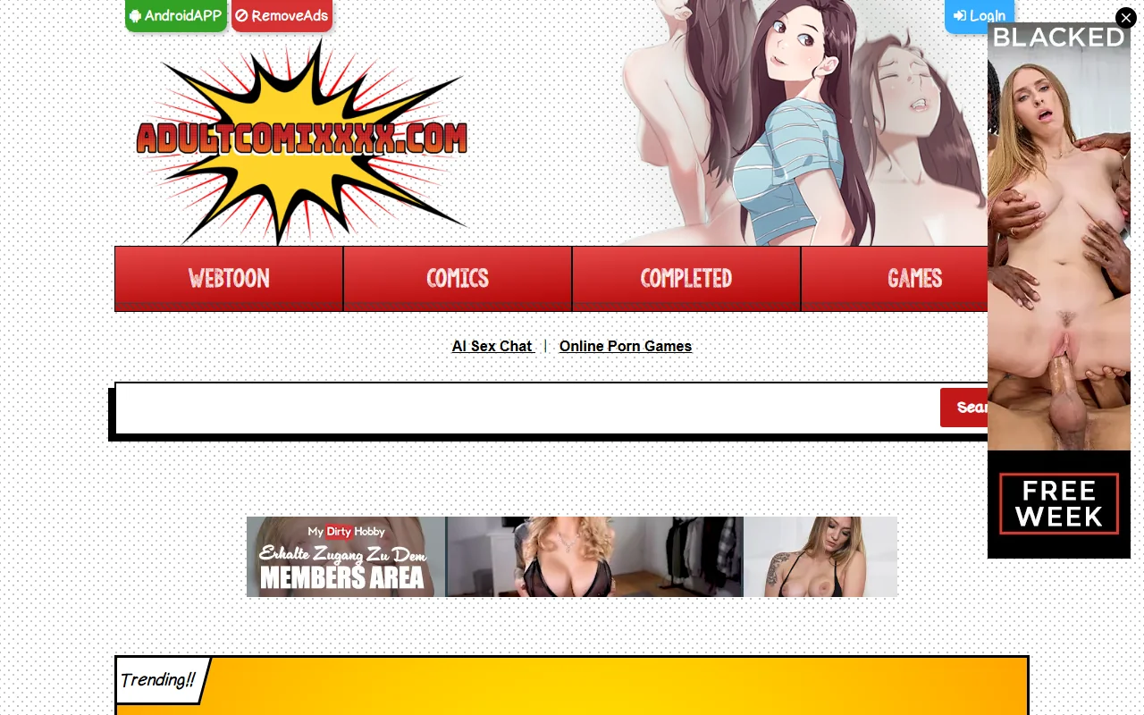 Screenshot: Adultcomixxx Screenshot of Adultcomixxx