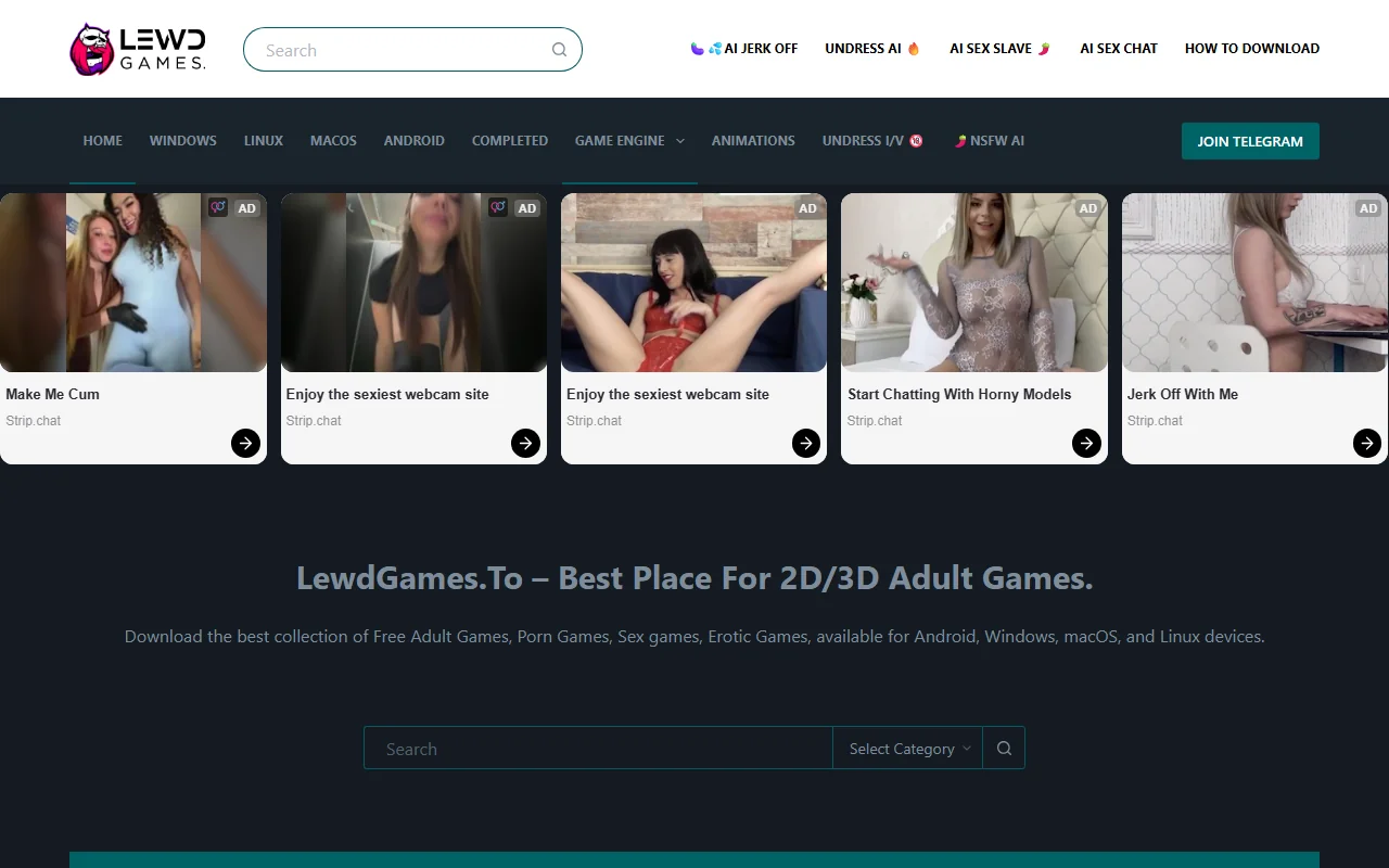 Screenshot: Lewdgames Screenshot of Lewdgames